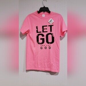 Let Go & Let God Printed Unisex Shirt New Size S
